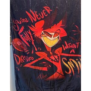 Hazbin Hotel Alastor Throw Blanket Fleece Throw 37x52 New